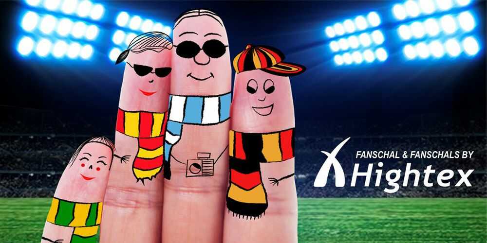 Motto Karneval Schals kaufen vom Fanschal Hersteller - Fanschalstrickerei